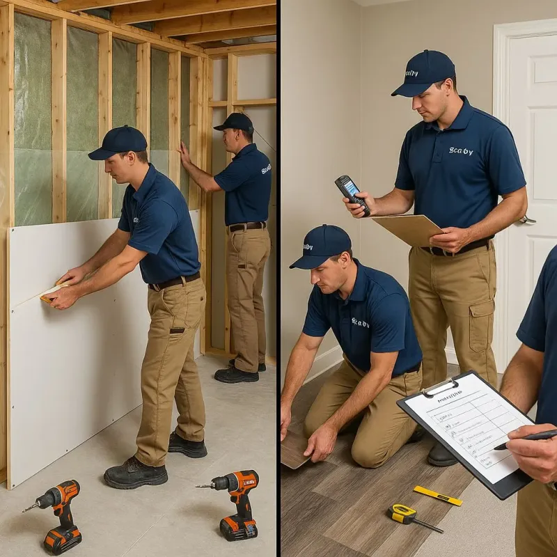 Repairs and Reconstruction process in Brentwood, TN