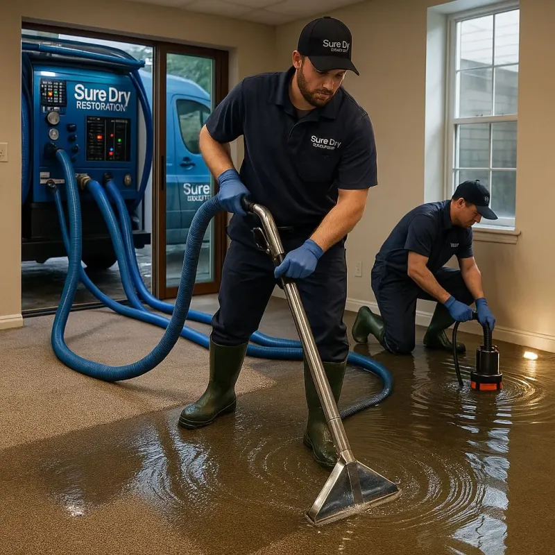 Water Extraction and Removal process in Brentwood, TN